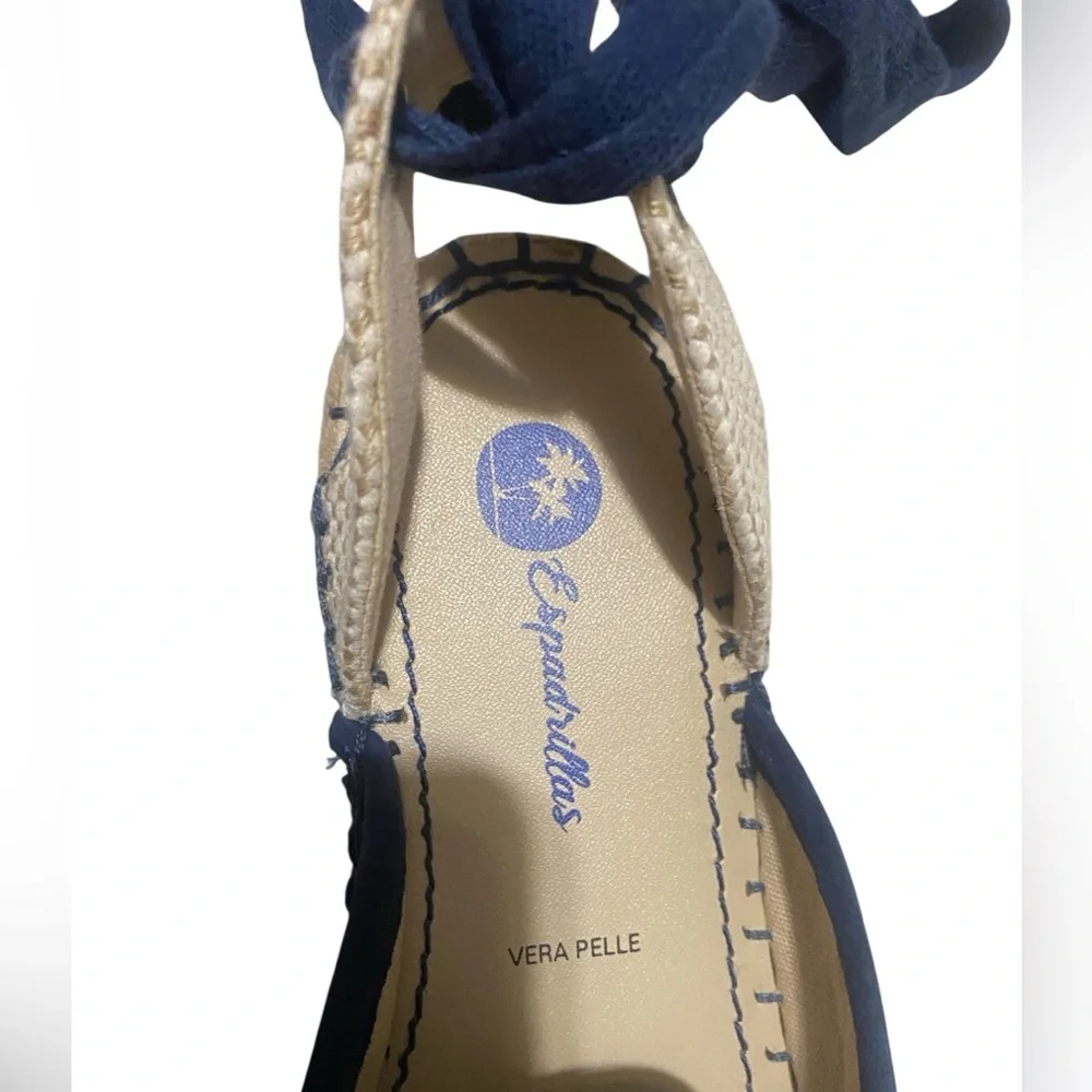 VERA PELLE Espadrillas Flat sequin Sandals